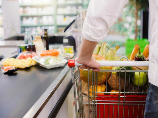 Image of supermarket checkout